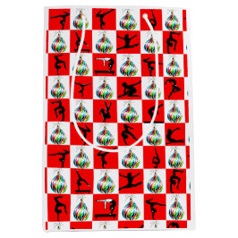 SACOLA PARA PRESENTES MÉDIA JOLLY GYMNASTICS CHRISTMAS DESIGN