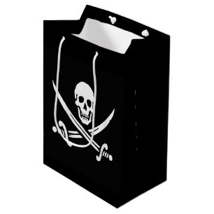 Sacola Para Presentes Média Jolly Roger