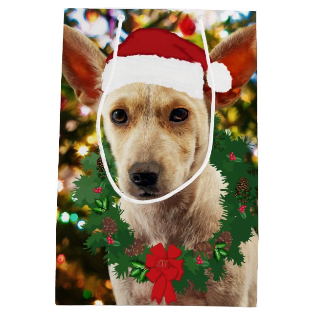 Sacola Para Presentes Média Joy para o Puppy (Verso)