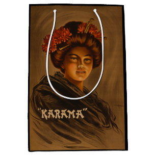 Sacola Para Presentes Média Karama: Atriz japonesa Romance Geisha