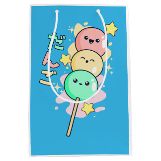 Sacola Para Presentes Média Kawaii Hanami Dango