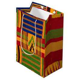 Sacola Para Presentes Média Kente Impressão Gift Bags