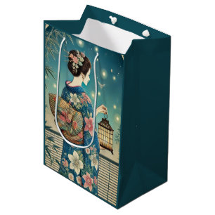 Sacola Para Presentes Média kimono&vagalumes