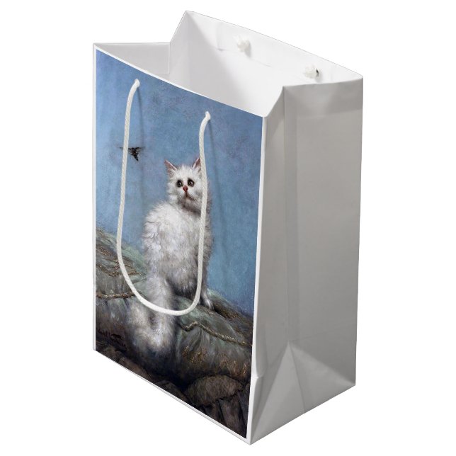 Sacola Para Presentes Média Kitten e Bee, Carl Kahler (Frente inclinada)