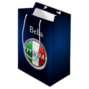 Sacola Para Presentes Média La Bandiera - a bandeira italiana