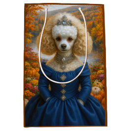 Sacola Para Presentes Média Lady Autumn , Poodle