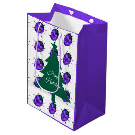 SACOLA PARA PRESENTES MÉDIA LADYBUG ART