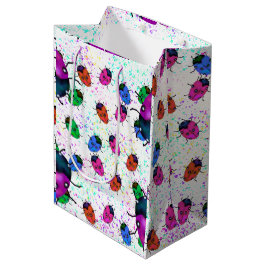 SACOLA PARA PRESENTES MÉDIA LADYBUG ART