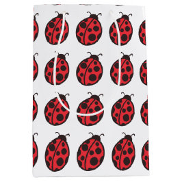 Sacola Para Presentes Média Ladybug Gift Bag
