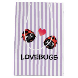 Sacola Para Presentes Média Ladybug Love