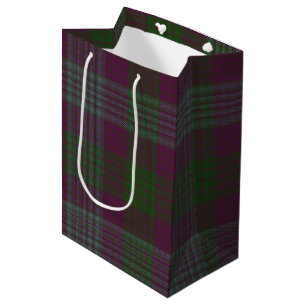 Sacola Para Presentes Média Lang Tartan