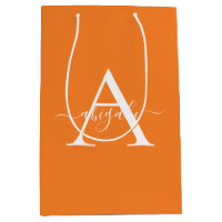 Laranja Tangerina Monogramada | Elegância Minimali