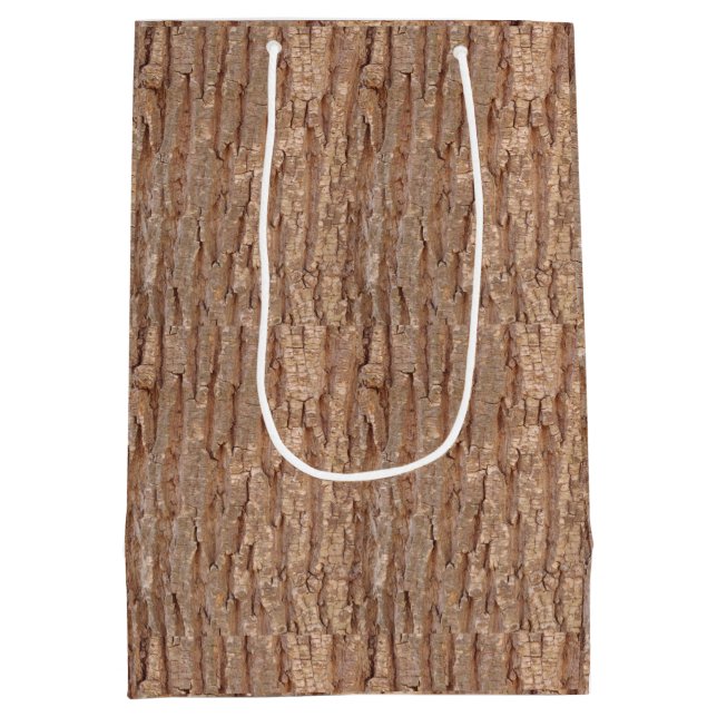 Sacola Para Presentes Média latido de árvore (Verso)