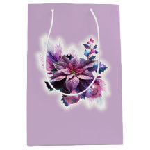 Lavanda E Poinsettia Rosa