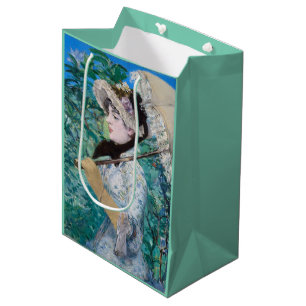 Sacola Para Presentes Média Le Printemps Manet Impressionist Art Painting