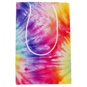 Sacola Para Presentes Média Legal Tie Dye Burst