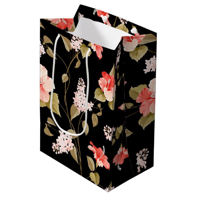 Sacola Para Presentes Média lilás (Frente inclinada)