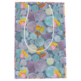 Sacola Para Presentes Média Limpar bolhas