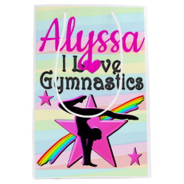 SACOLA PARA PRESENTES MÉDIA LINDO EU AMO GINÁSTICO DESIGN