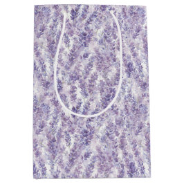 Sacola Para Presentes Média Lindos Flores Lavanda Chás de Casanova