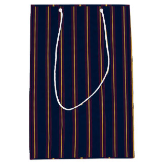 Sacola Para Presentes Média Lineas en Azul