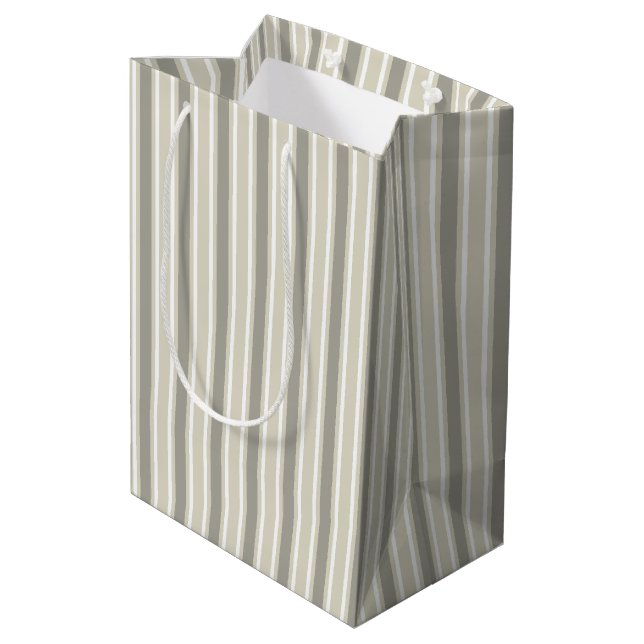 Sacola Para Presentes Média Listras de doces (Verso inclinado)