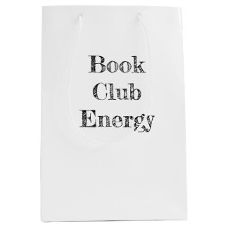 Sacola Para Presentes Média Livro Clube Energy Medium Gift Bag