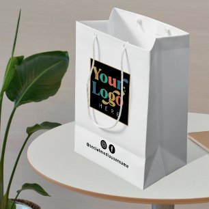 Sacola Para Presentes Média Logotipo comercial - Publicação técnica do Promoci