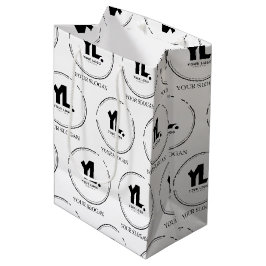 Sacola Para Presentes Média Logotipo Empresarial Personalizado Profissional