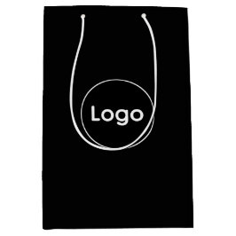 Sacola Para Presentes Média Logotipo Personalizado