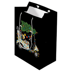 Sacola Para Presentes Média Luzes de Natal para Carrinho de Golfe Árvore de Na