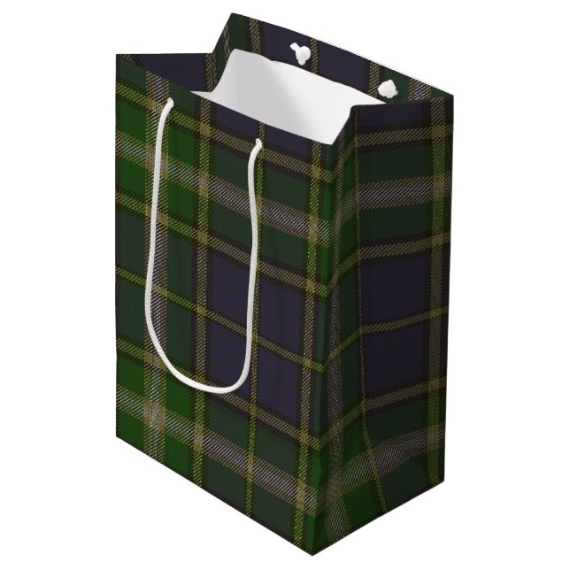 Sacola Para Presentes Média MacManus Tartan (Frente inclinada)