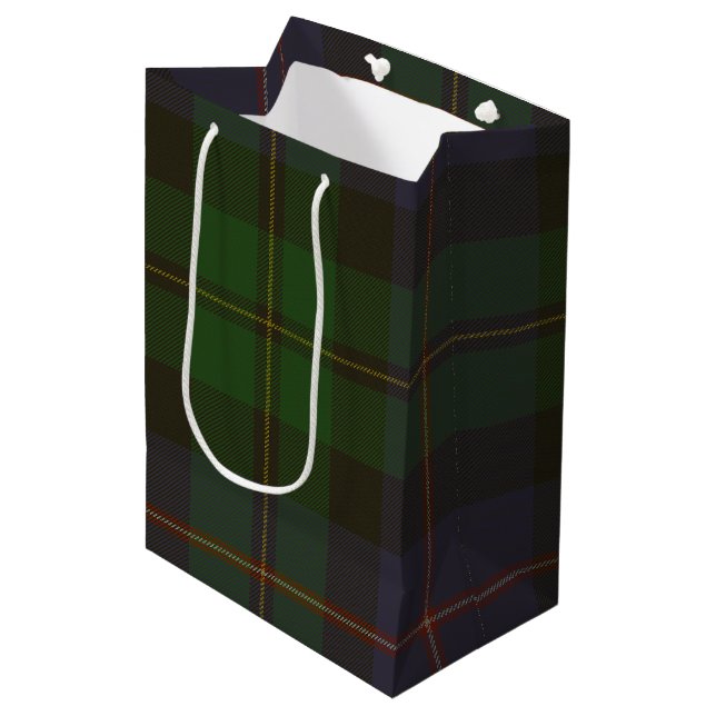 Sacola Para Presentes Média MacNeil Tartan (Frente inclinada)