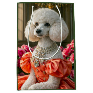 Sacola Para Presentes Média Madame Poodle