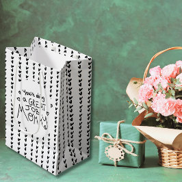 Sacola Para Presentes Média Mãe Elefante e Dia de as mães Me