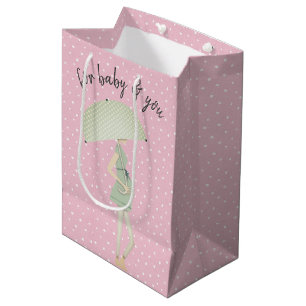 Sacola Para Presentes Média Mãe esperta com guarda-chuva