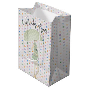 Sacola Para Presentes Média Mãe esperta com guarda-chuva