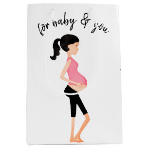 Sacola Para Presentes Média Mãe Esperta em Branco