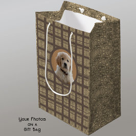 Sacola Para Presentes Média Mães de animais de estimação personalizadas, casta