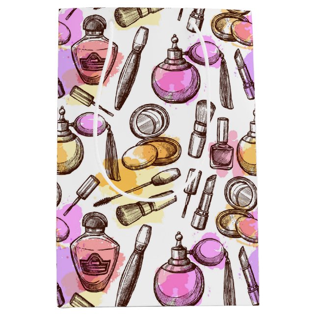 Sacola Para Presentes Média Makeup Perfume Beaut Bag (Frente)