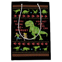 Sacola Para Presentes Média Malha engraçada do falso do humor da chalaça do