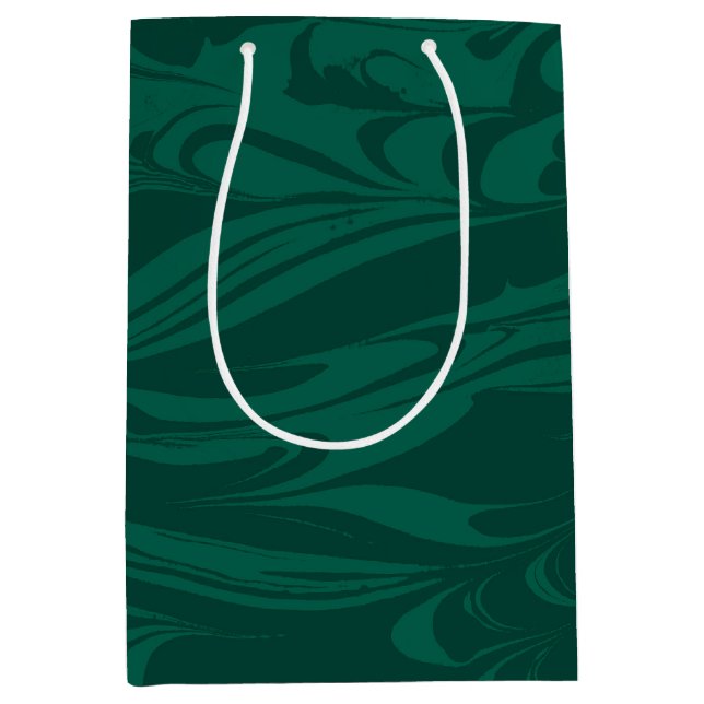 Sacola Para Presentes Média Marble Pines Gift Bag (Frente)