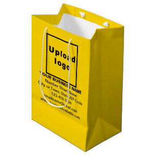 Sacola Para Presentes Média Marca comercial na barra de presentes de tamanho m