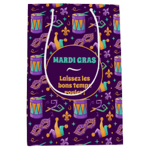 Sacola Para Presentes Média Mardi Gras Fat Terça Carnaval