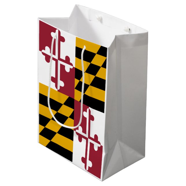 Sacola Para Presentes Média Maryland Flag (Frente inclinada)