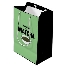 Sacola Para Presentes Média Matcha Green Tea