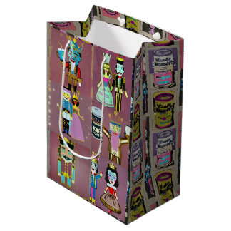 Sacola Para Presentes Média Mature Nutcracker Gift Bag