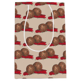 Sacola Para Presentes Média Meatball Marinara - Cozinhar de Comida do restaura