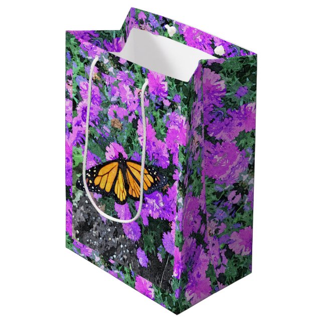 Sacola Para Presentes Média Med Gift Bag Monarca em Astros (Frente inclinada)