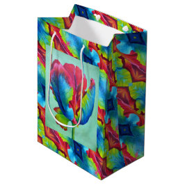 Sacola Para Presentes Média Med Gift Bag Rainbow Tulip #2